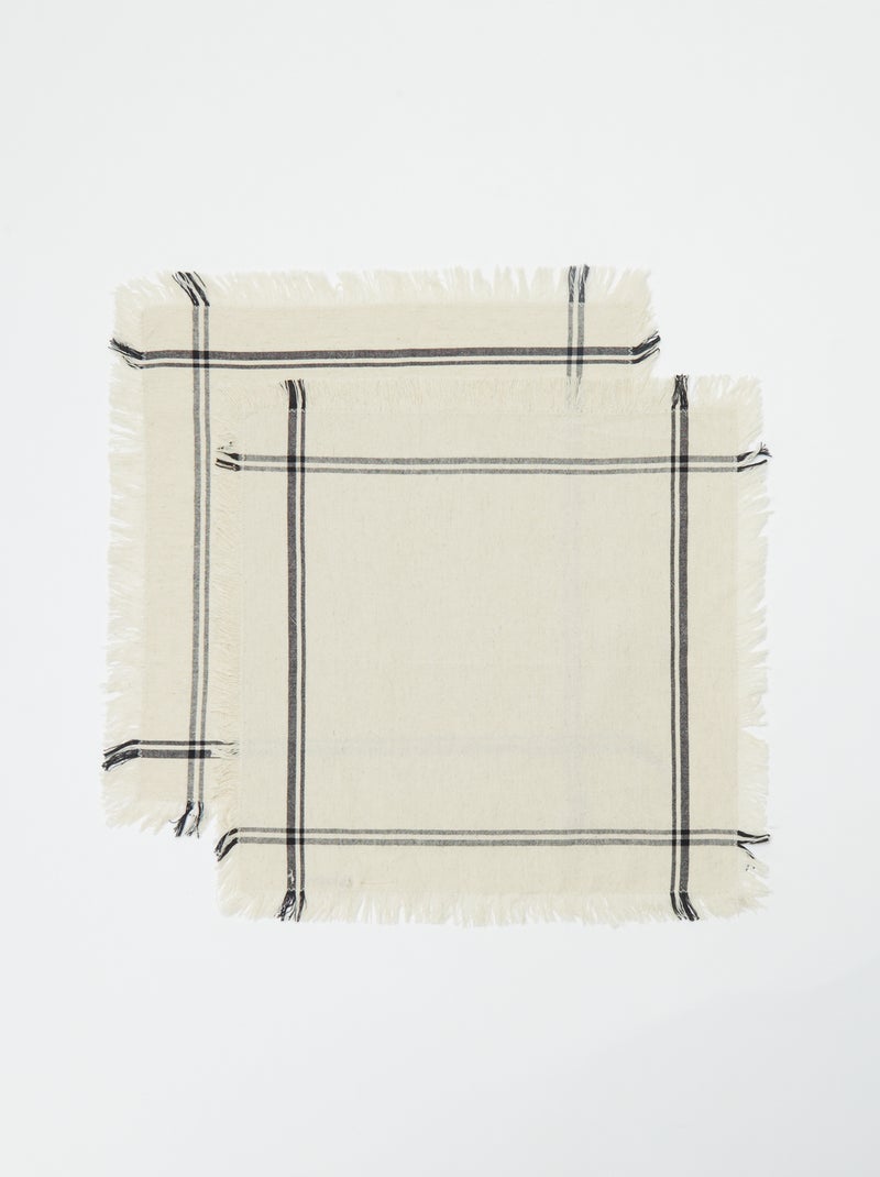 Pack de 2 servilletas - Kiabi Home BEIGE - Kiabi