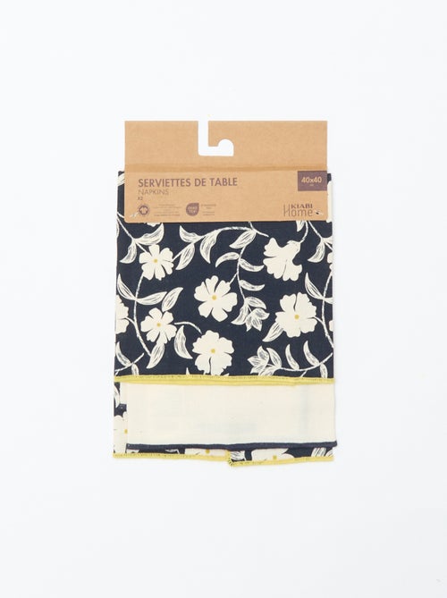 Pack de 2 servilletas de mesa (40x40 cm) - Kiabi Home - Kiabi