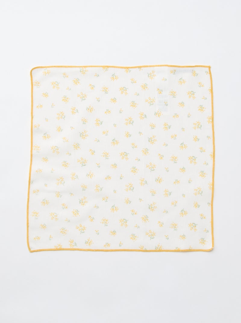 Pack de 2 servilletas de mesa Amarillo - Kiabi