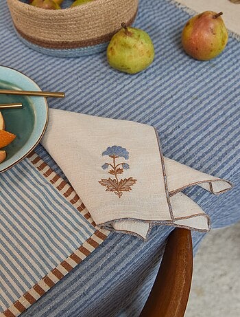 Pack de 2 servilletas de mesa bordadas