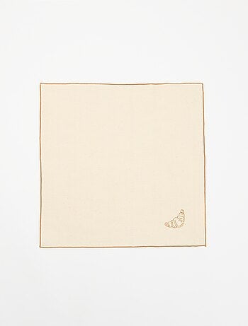 Pack de 2 servilletas de mesa bordadas