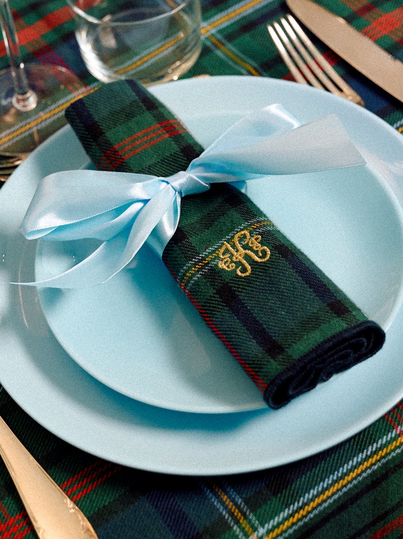 Pack de 2 servilletas de mesa 'Kiabi & Catherine Painvin' Verde - Kiabi