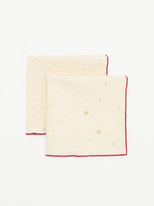 Pack de 2 servilletas de mesa 'Navidad' - Kiabi Pack de 2 servilletas de mesa 'Navidad' - Kiabi