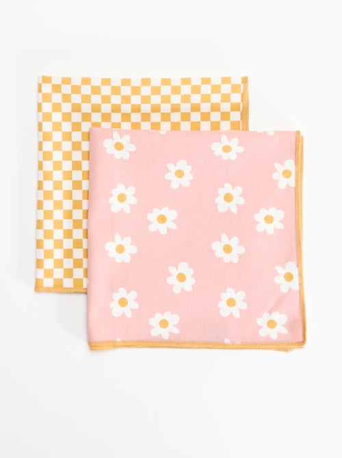 Pack de 2 servilletas de mesa - Kiabi Pack de 2 servilletas de mesa - Kiabi