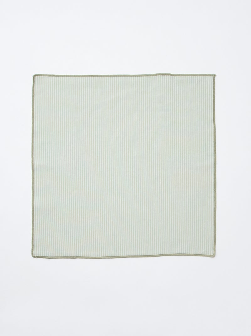 Pack de 2 servilletas de mesa Verde - Kiabi