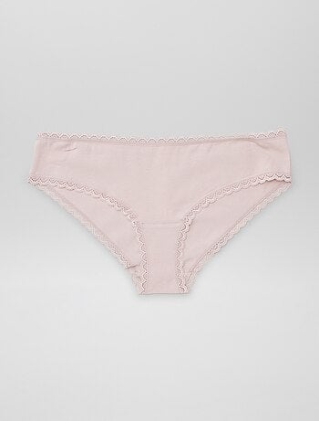 Pack de 2 culottes de algodón