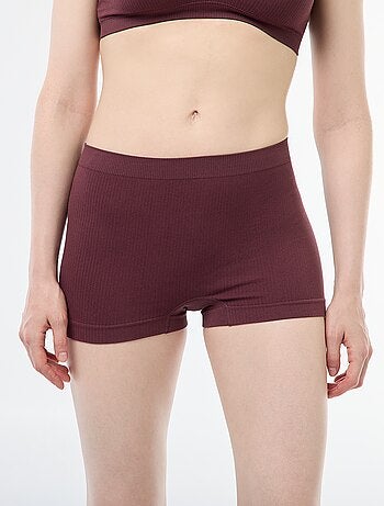 Pack de 2 shorties de punto acanalado