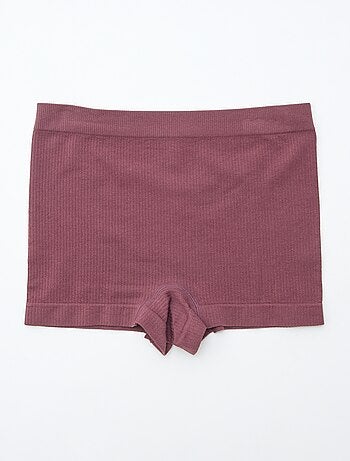 Pack de 2 shorties de punto acanalado