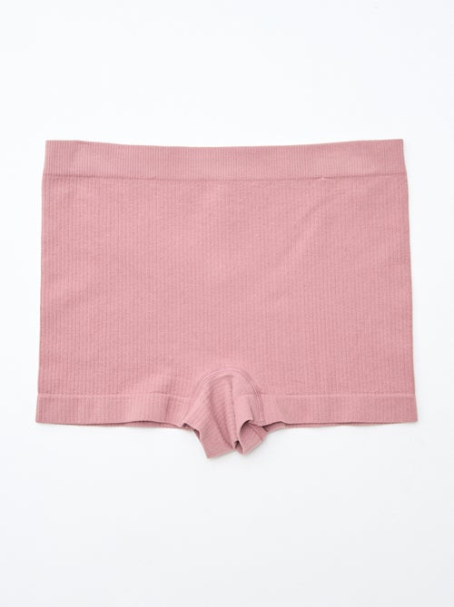 Pack de 2 shorties de punto canalé - Kiabi