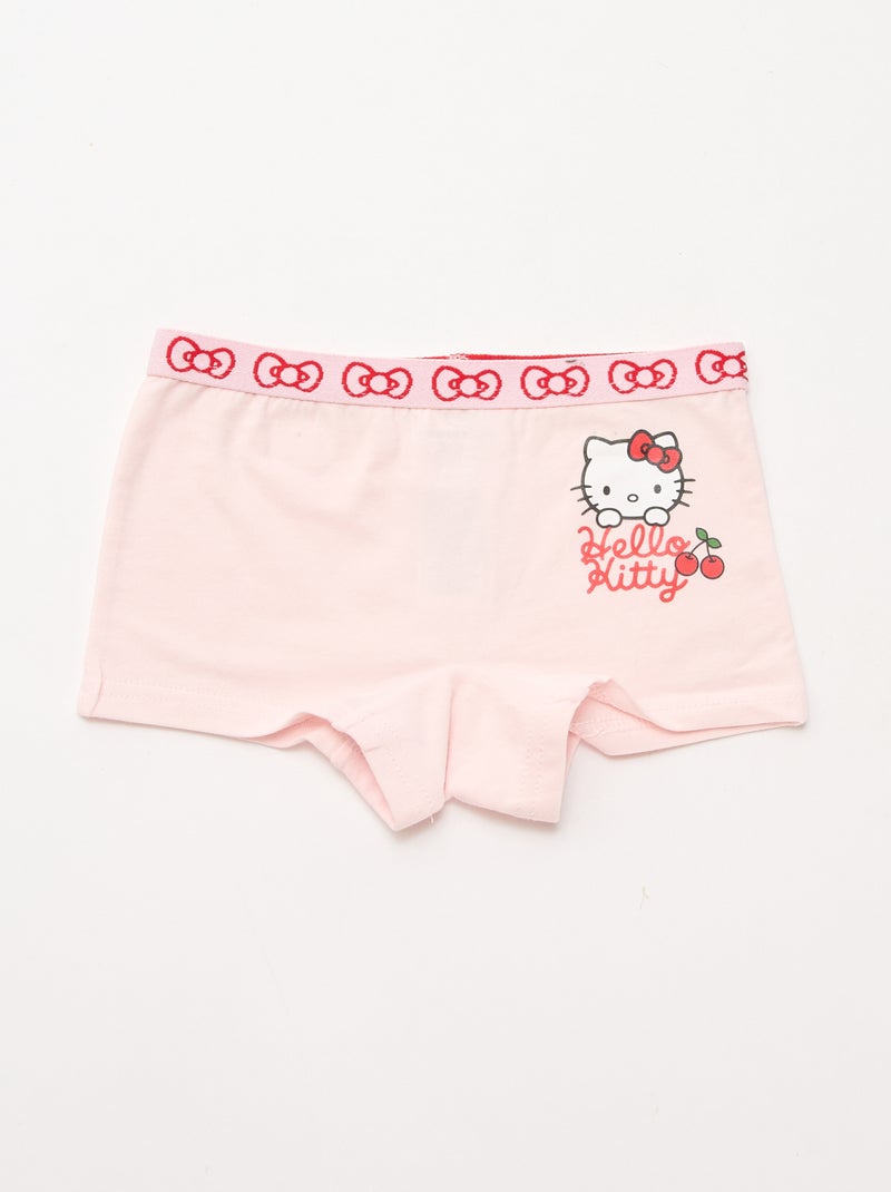 pack de 2 shorties 'Hello Kitty' Rojo - Kiabi