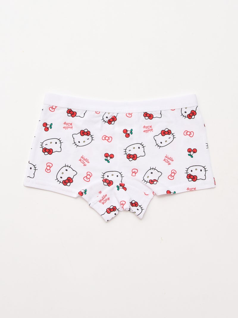 pack de 2 shorties 'Hello Kitty' Rojo - Kiabi