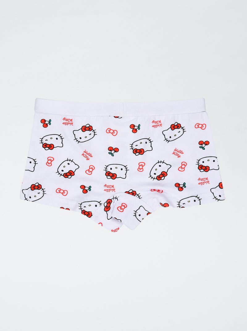 pack de 2 shorties 'Hello Kitty' Rojo - Kiabi