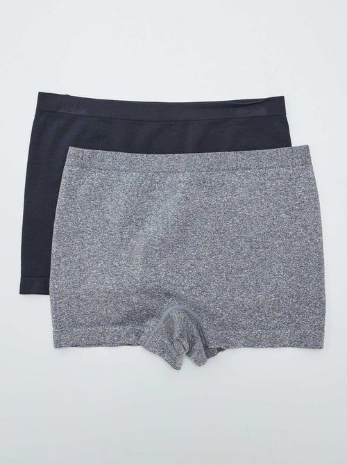 Pack de 2 shorties sin costuras - colección fácil de poner - Kiabi