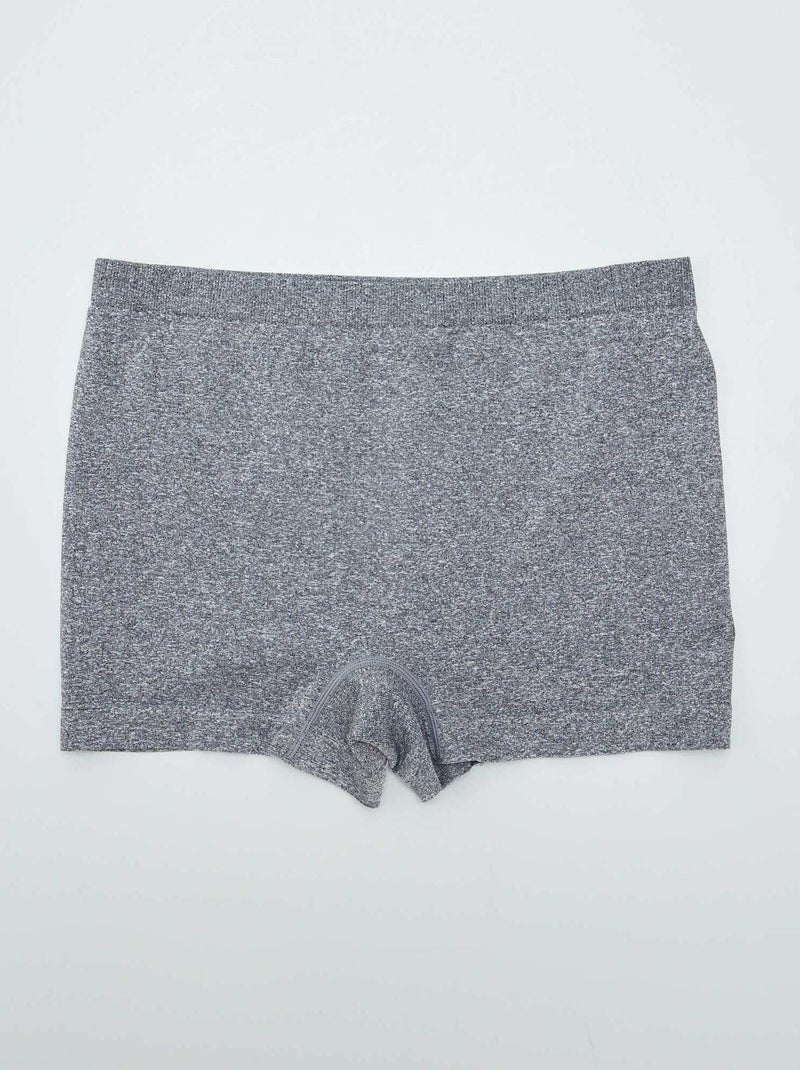 Pack de 2 shorties sin costuras - colección fácil de poner negro - Kiabi