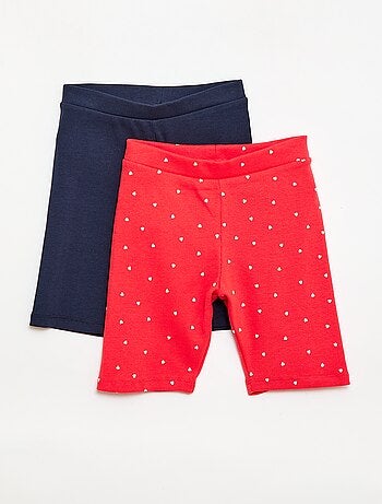 Pack de 2 shorts ciclistas