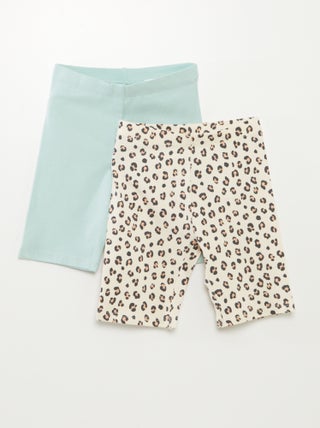 Pack de 2 shorts ciclistas