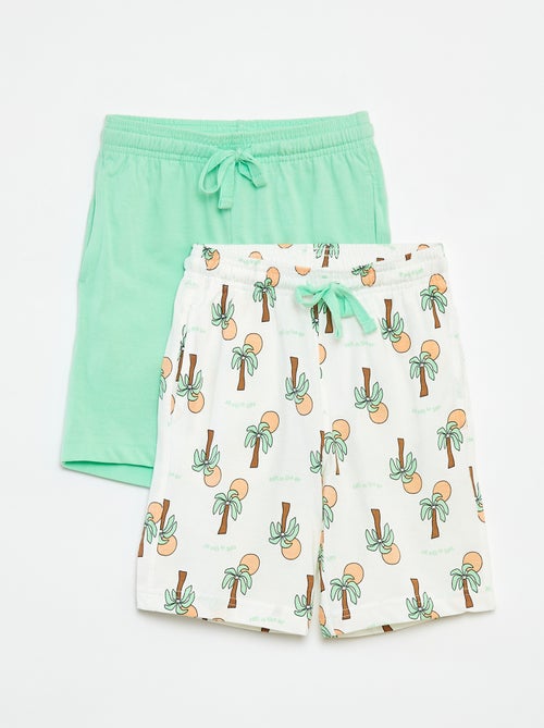 Pack de 2 shorts coloridos - Kiabi
