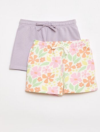 Pack de 2 shorts de algodón