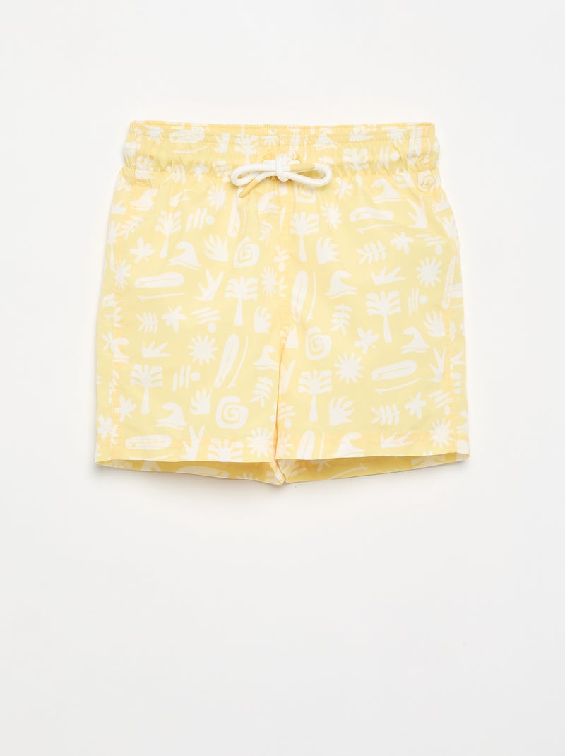 Pack de 2 shorts de baño Amarillo - Kiabi