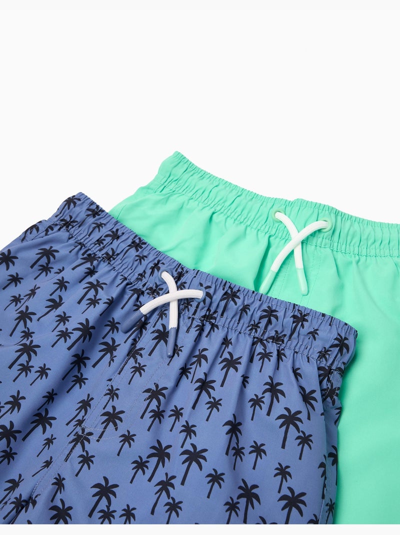 Pack de 2 shorts de baño, MO Fashion Azul - Kiabi