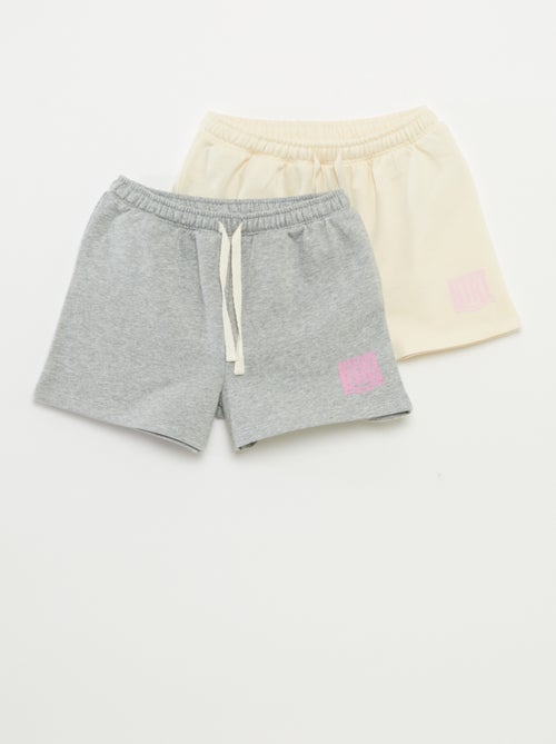 Pack de 2 shorts de chándal - Kiabi