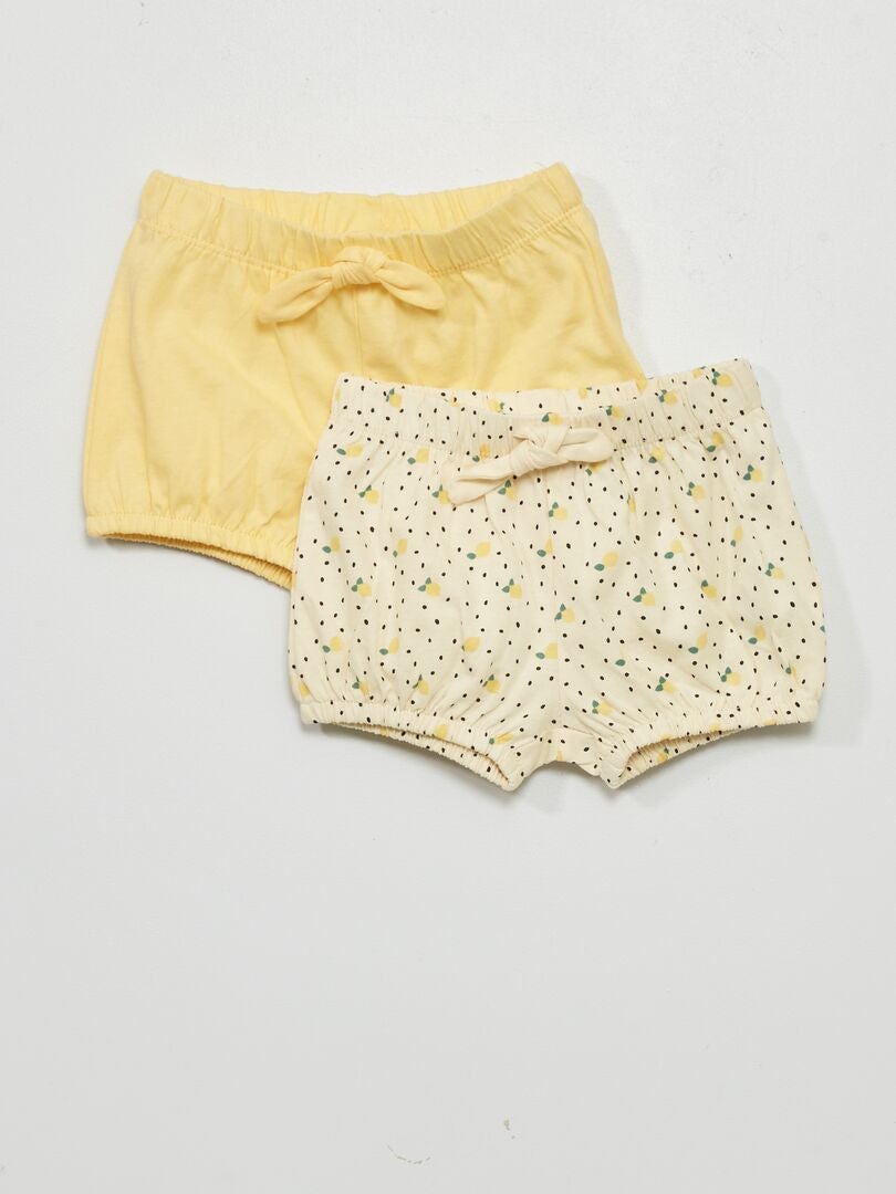 Pack de 2 shorts de chándal BLANCO - Kiabi