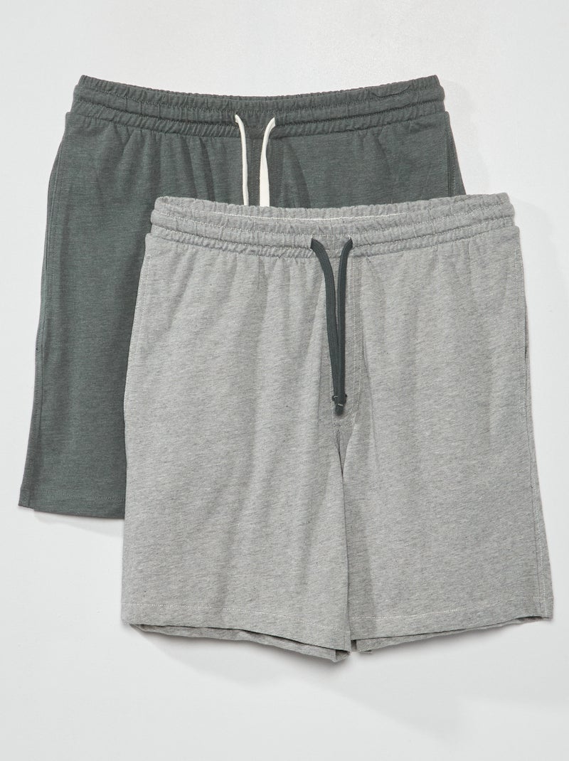Pack de 2 shorts de pijama KAKI - Kiabi