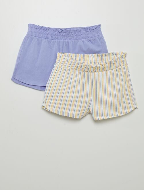 Pack de 2 shorts ligeros - 2 piezas - Kiabi