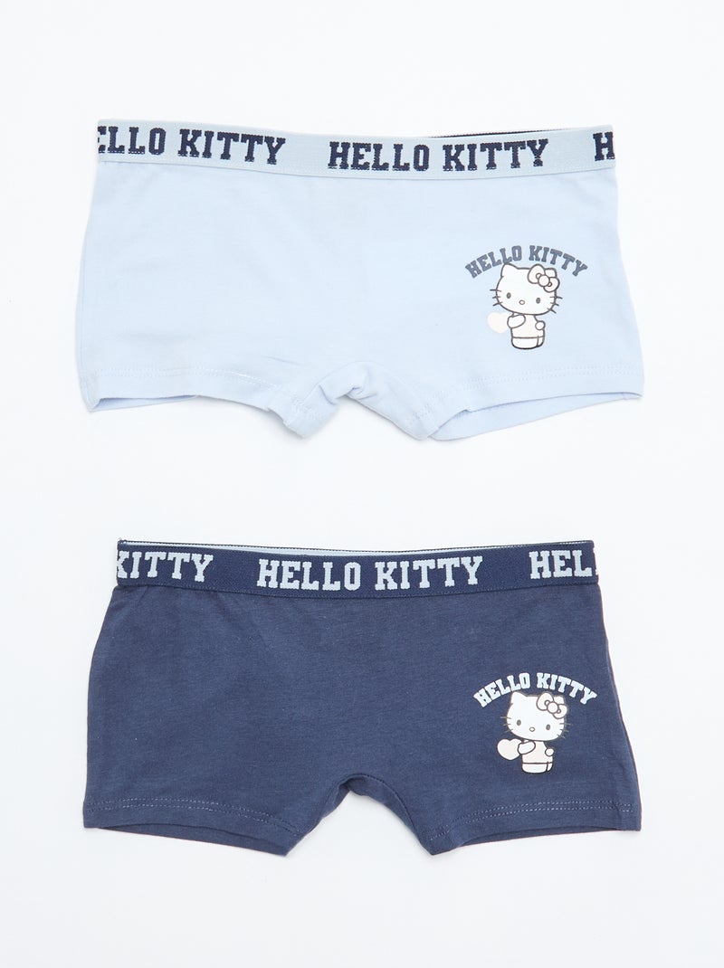Pack de 2 shortys 'Hello Kitty' Azul - Kiabi