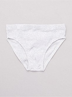 Pack de 2 slips de algodón puro - Kiabi