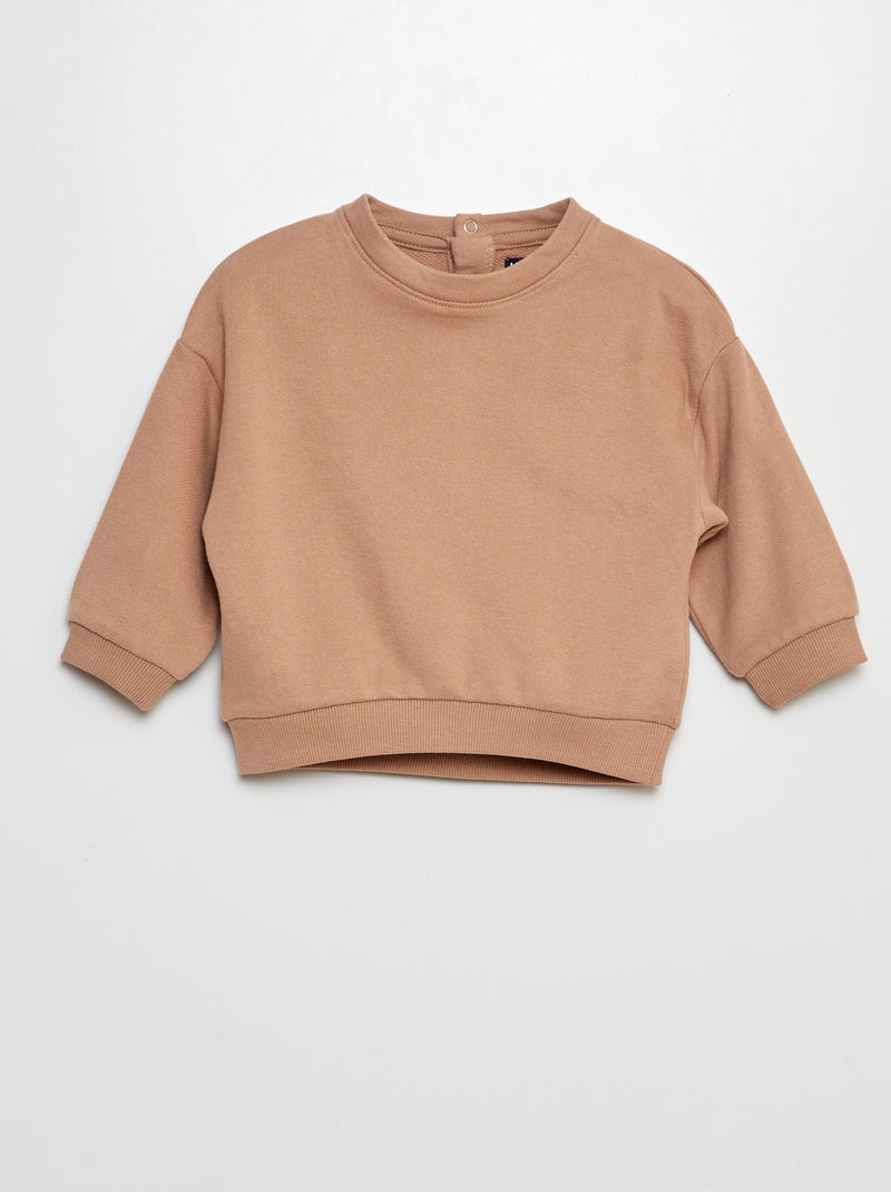 Pack de 2 sudadera lisas oversize BLANCO - Kiabi