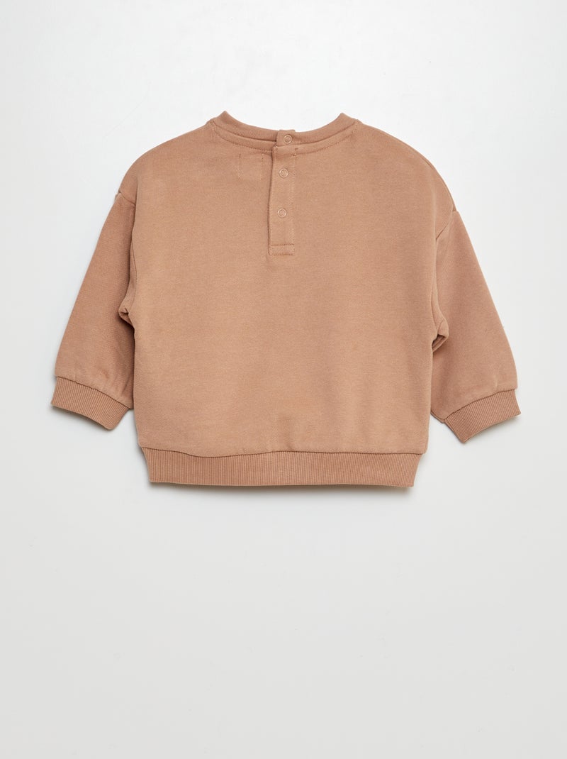 Pack de 2 sudadera lisas oversize BLANCO - Kiabi