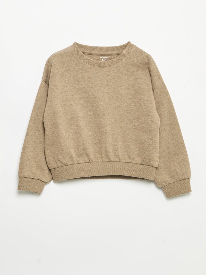 Pack de 2 sudaderas Beige - Kiabi