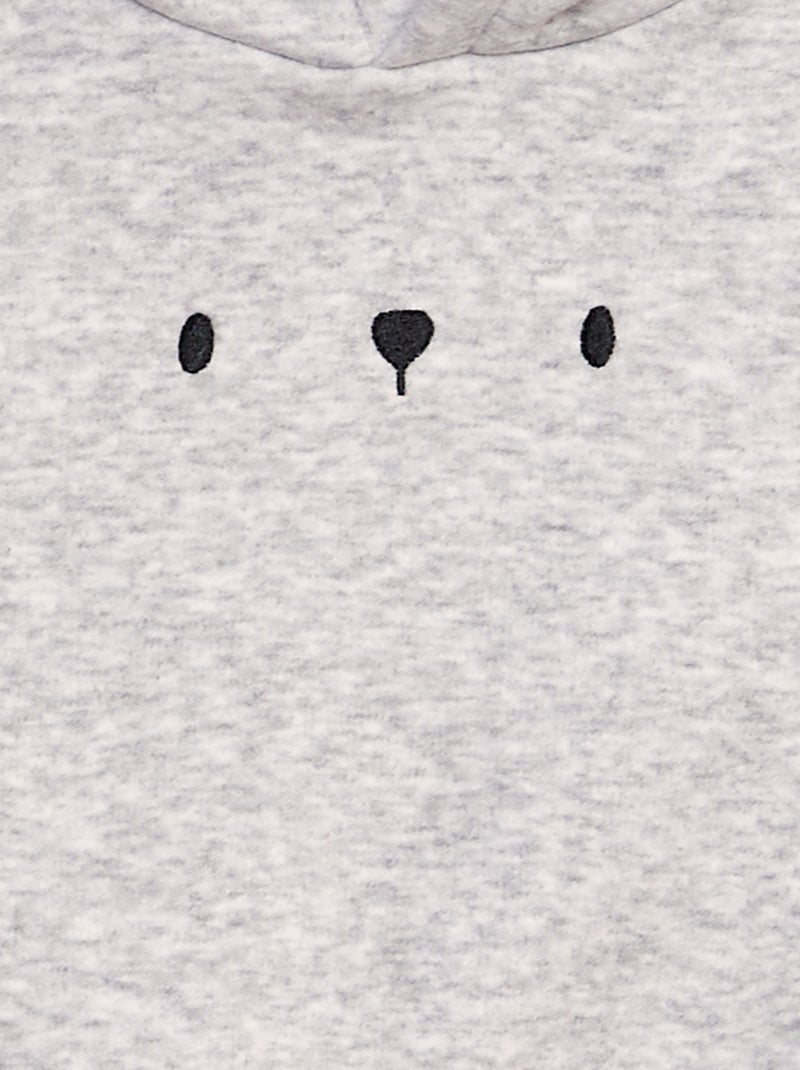 Pack de 2 sudaderas con capucha - 2 piezas GRIS - Kiabi