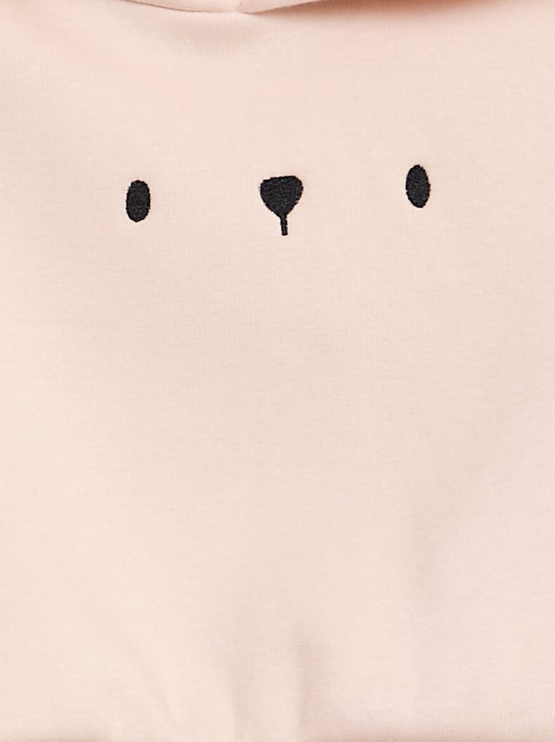 Pack de 2 sudaderas con capucha - 2 piezas ROSA - Kiabi