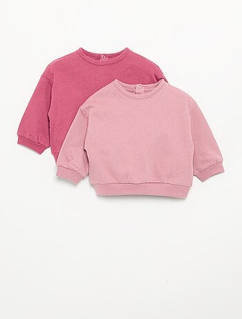 Pack de 2 sudaderas de felpa