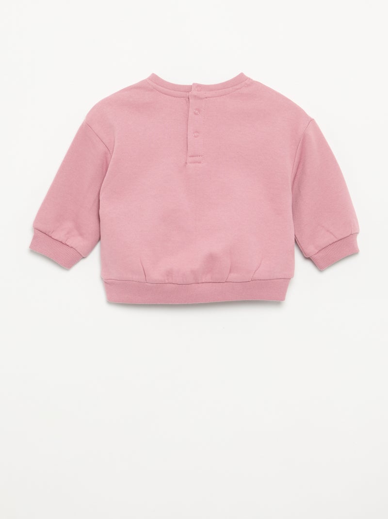 Pack de 2 sudaderas de felpa Purpura - Kiabi