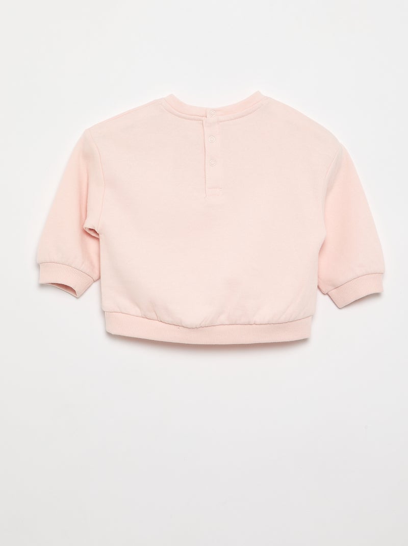 Pack de 2 sudaderas de felpa Rosa - Kiabi