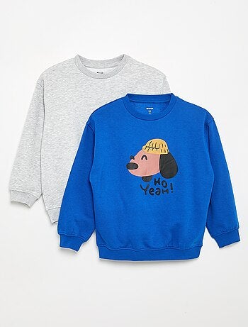 Pack de 2 sudaderas de manga larga