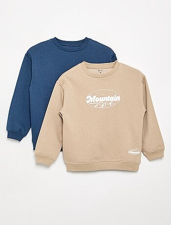 Pack de 2 sudaderas de manga larga