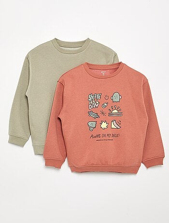 Pack de 2 sudaderas de manga larga