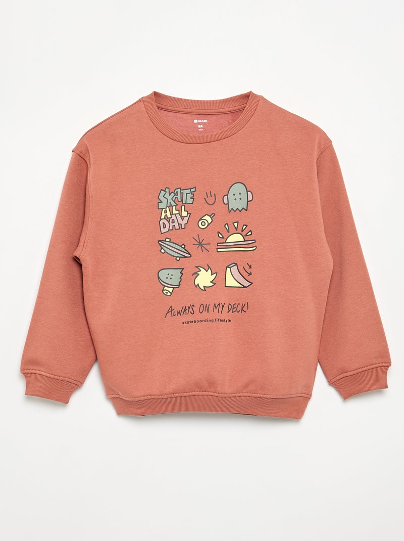Pack de 2 sudaderas de manga larga Marron - Kiabi