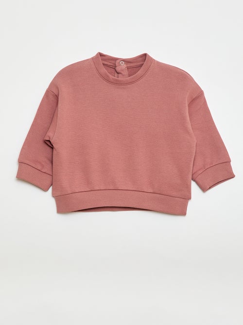 Pack de 2 sudaderas en tejido felpa - Kiabi