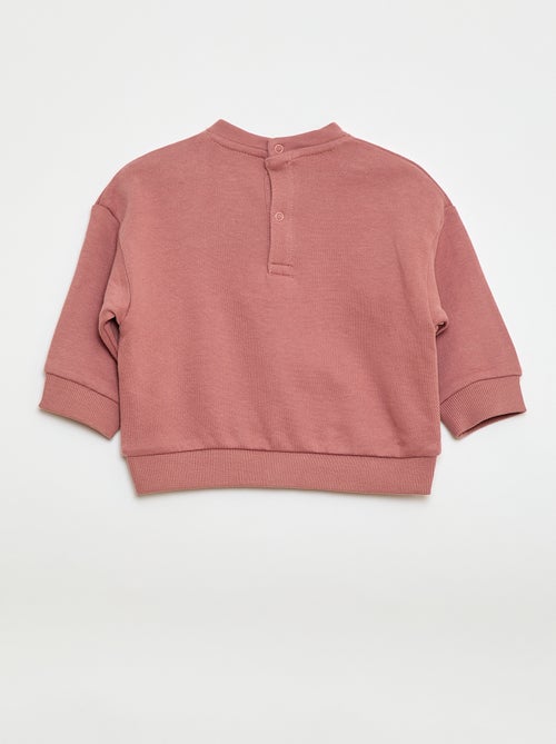 Pack de 2 sudaderas en tejido felpa - Kiabi