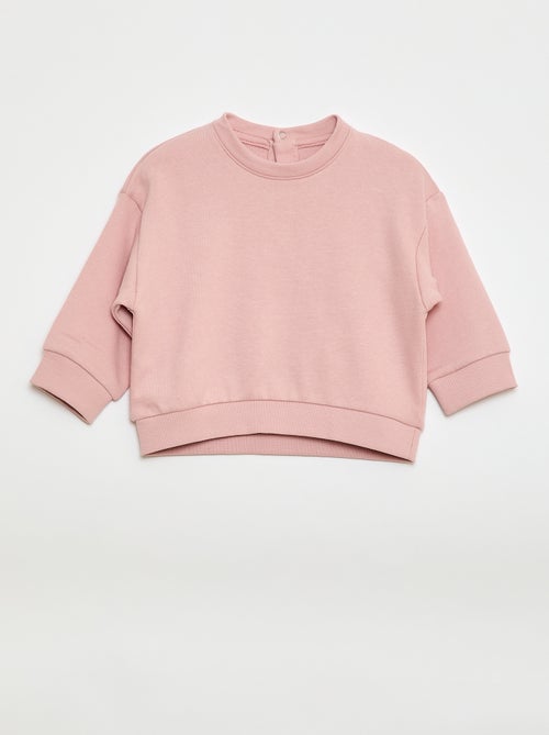 Pack de 2 sudaderas en tejido felpa - Kiabi