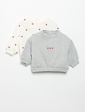 Pack de 2 sudaderas estampadas