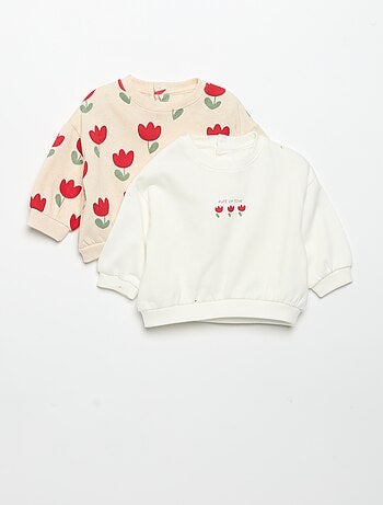 Pack de 2 sudaderas estampadas