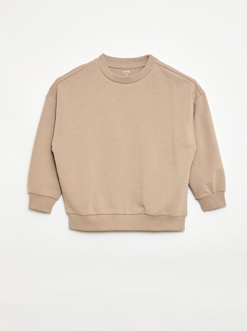 Pack de 2 sudaderas felpa de algodón - Kiabi