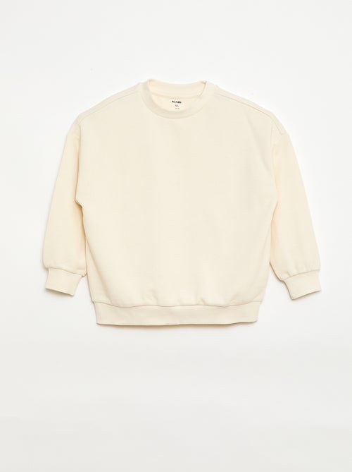 Pack de 2 sudaderas felpa de algodón - Kiabi