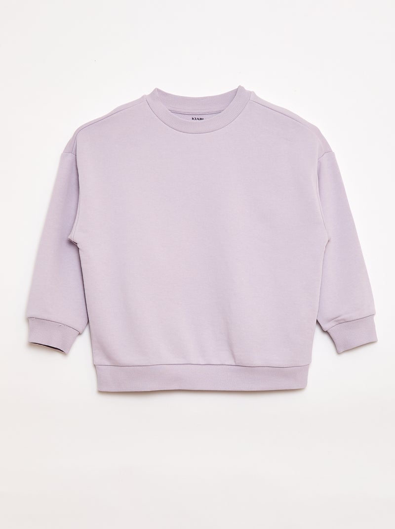 Pack de 2 sudaderas felpa de algodón Rosa - Kiabi
